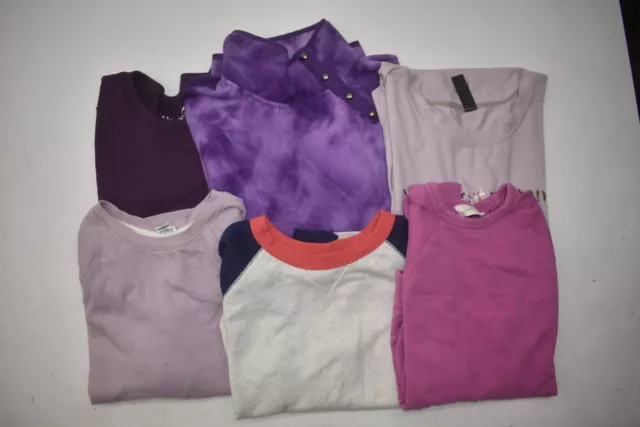 Wholesale Bulk Lot Of 6 Womens Size Medium Long Sleeve Winter Casual Sweatshirts