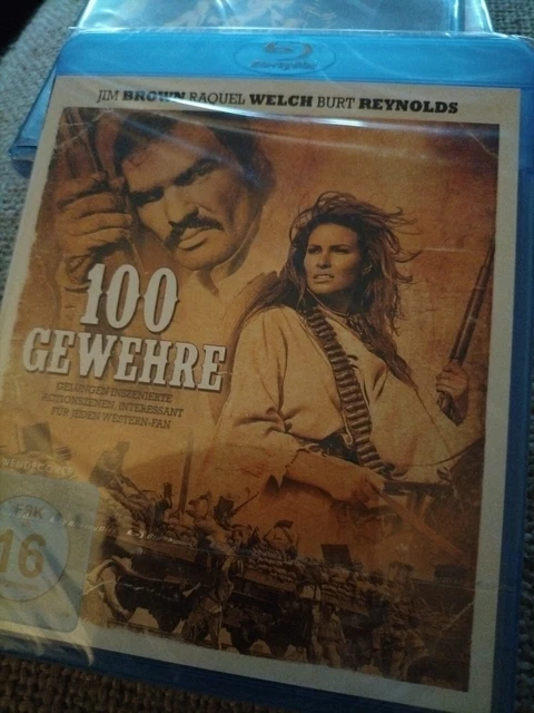 100 RIFLES BLU Ray. Uncut version. German release with English audio ...