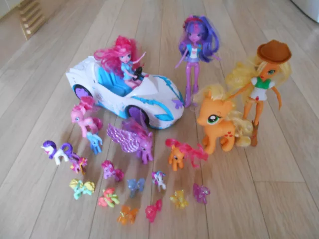 Pacchetto Bambole Hasbro My Little Pony & Equestria Bambina Con Auto, Principessa Crepuscolo