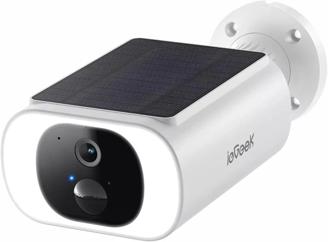 SOLAIRE - ieGeek 2K Caméra Surveillance WiFi Exterieure sans Fil Batterie