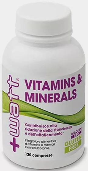 Vitamins & Minerals +Watt 120 Compresse