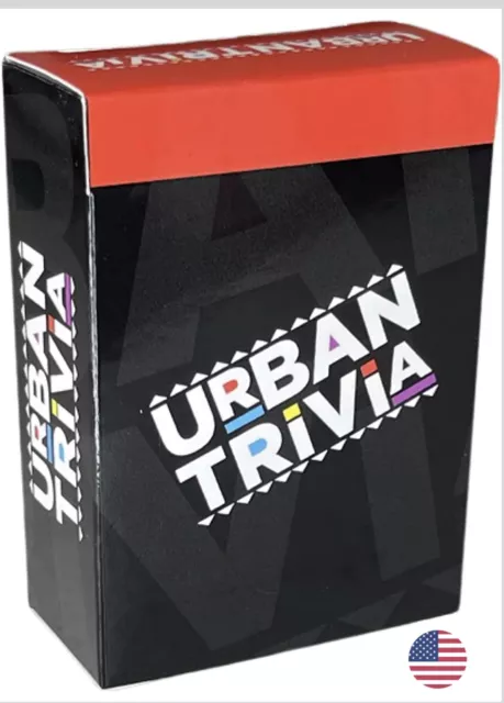 Black Trivia Card Game for the Culture! Fun Trivia on Black TV Movies Music New