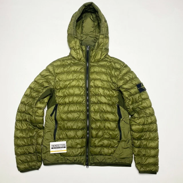 100 AUTHENTIC STONE Island Garment Dyed Micro Yarn Down Jacket