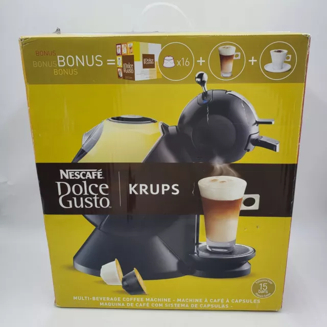 Krups Nescafe Dolce Gusto Cappuccino & Latte Hot/Cold Coffee Tea Maker Pod Brew