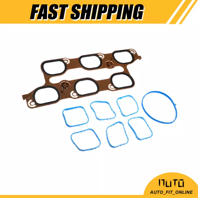 Cylinder Engine Intake Manifold Gasket Custom for Chevy Camaro 3.6L 2012-2015