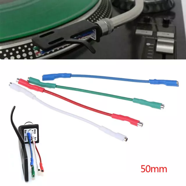 4Pcs 7N headshell wires OFC turntable leads phono cartridge cables replaceme.io