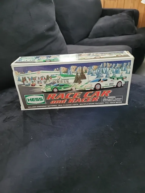 Vtg 2009 HESS Toy Truck Race Car and Racer Set NEW IN BOX