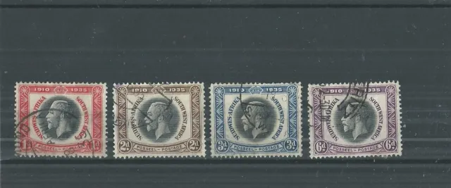 South West Africa 1935 Silver Jubilee Set Fine Used