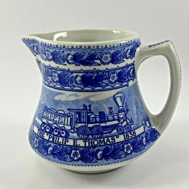 Baltimore And Ohio Railroad China B&O Centenary Pattern Milk Pitcher Shenango