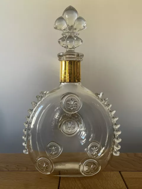 Fiasque De Cognac Rémy Martin En Cristal De Saint Louis-Louis XIII Fleurs Lys