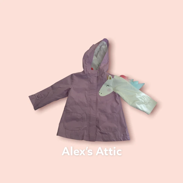 carters baby girl jacket 18 m  pre-owned