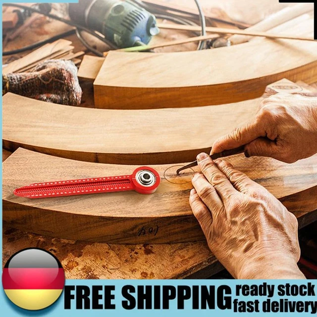 Woodworking Drawing Compass Circular Scribe Gauges Industrial Measurement Tool D