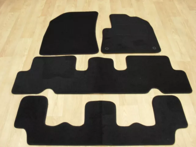 Car Mats for Citroen C4 Grand Picasso 2013-15 Tailored Fit Car Mat Set in Black