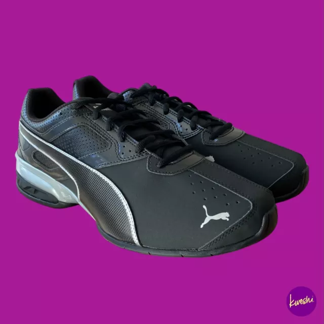 PUMA MEN S TAZON 6 FM Trainers Running Shoes Black Silver UK 12 EU 47 US 13 34.99 PicClick UK