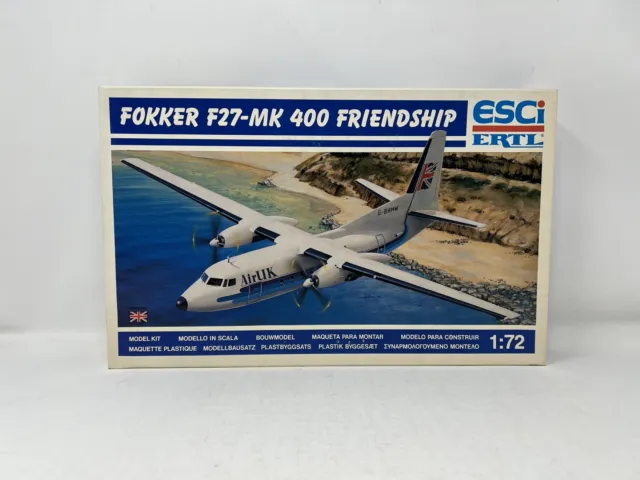 ESCI FOKKER F27-MK 400 Friendship 1:72 Scale Model Kit #9111-E10FO