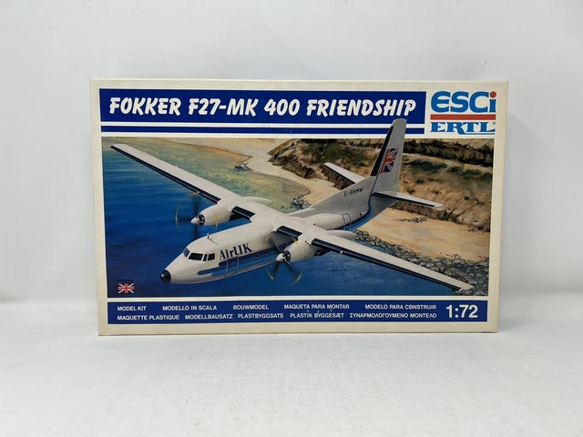 ESCI FOKKER F27-MK 400 Friendship 1:72 Scale Model Kit #9111-E10FO