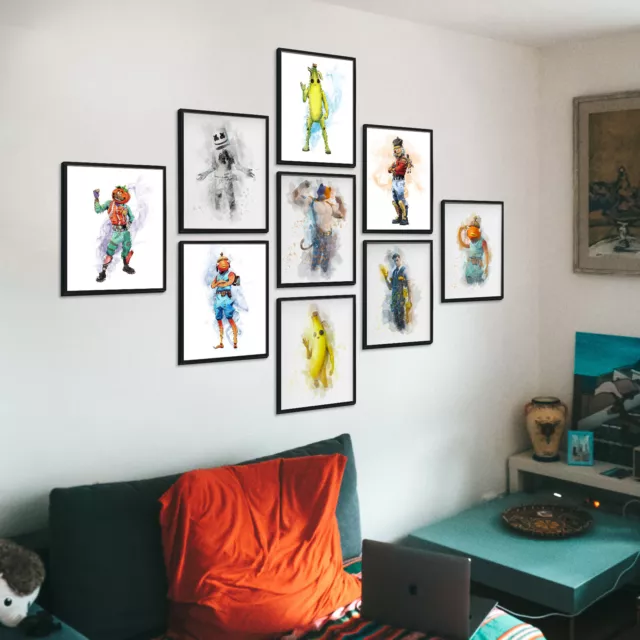 BUY 2 GET 2 FREE Fortnite Battle Royale Posters – Video Game Skin Bedroom Decor 2