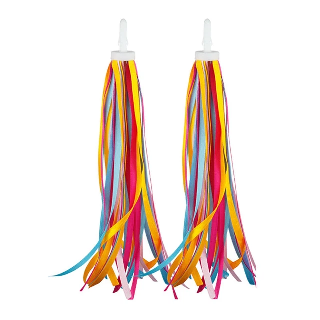 Glands De Guidon Hrtyvhin - Pompons Colorés Pour Vélo/scooter - 1 Paire