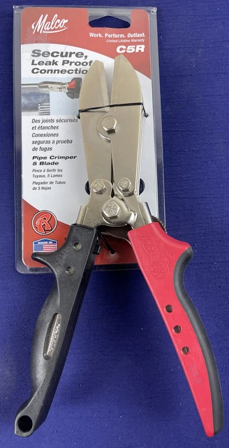Malco C5R 5-Blade Pipe Crimper NEW
