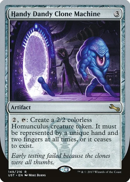 2x Handy Dandy Clone Machine - Foil Unstable LP MTG