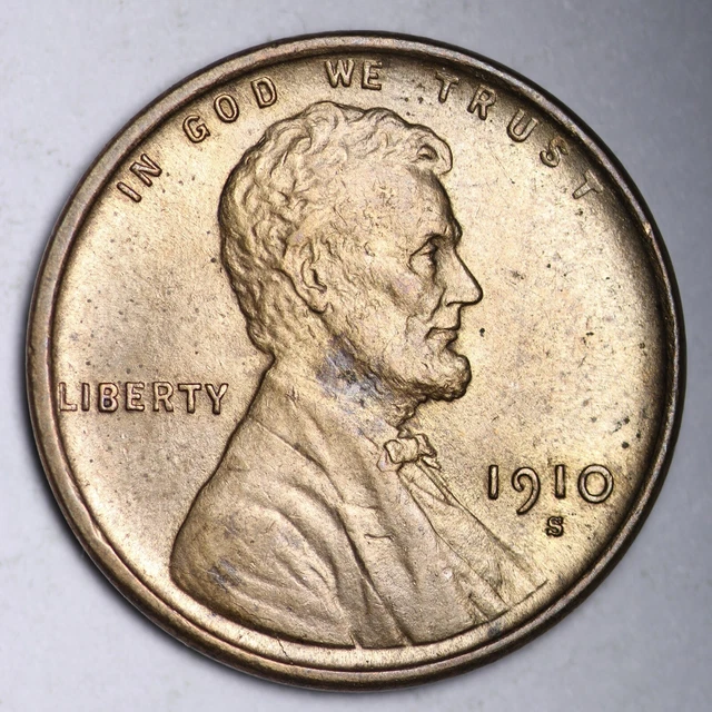 1910-S Lincoln Wheat Cent Penny CHOICE BU *UNCIRCULATED* MS FREE P/H E137 RCMK