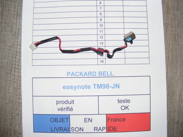 CARTE MÈRE MOTHERBOARD LA-5893P Packard Bell TM98-JU-450FR (NEW91) EUR