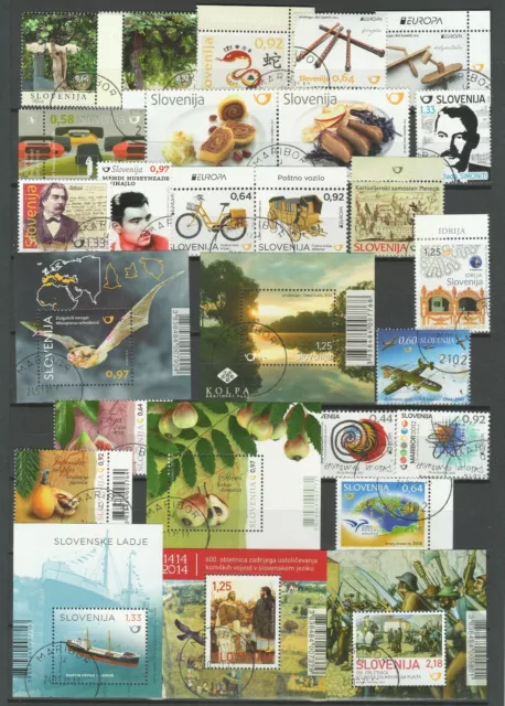 Slovenia 2009 / 2015 ☀ Lot of MNH/CTO stamps and blocks