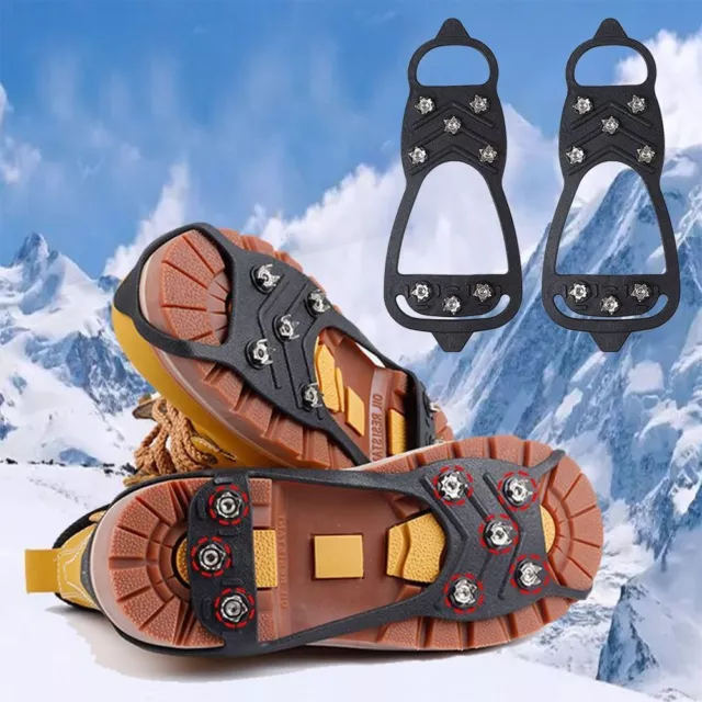 CRAMPONS NEIGE ANTIDÉRAPANTS pour chaussures M/L - Ski glace verglas  randonnée EUR 16,99 - PicClick FR