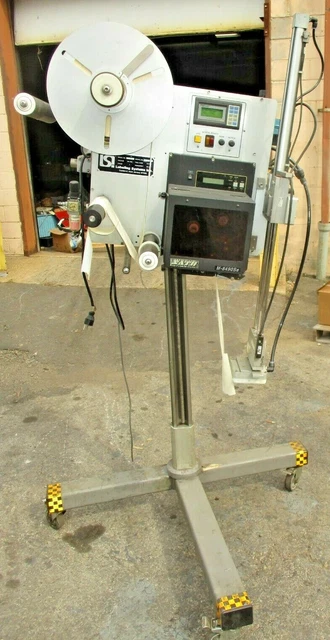 SATO M8490 SE Barcode Printing Setup - POWERS & FEEDS 120/200v