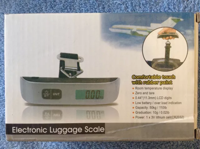 50kg/10g Portable Travel LCD Digital Hanging Luggage Scale Electronic Weight ba