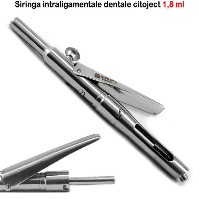 Siringa Dentale Americana Europea Siringa Anestetica Dentale Autoaspirante Da 1,8ml, Americana/Europea - Per Studi Odontoiatrici Air Plast - Foto 12