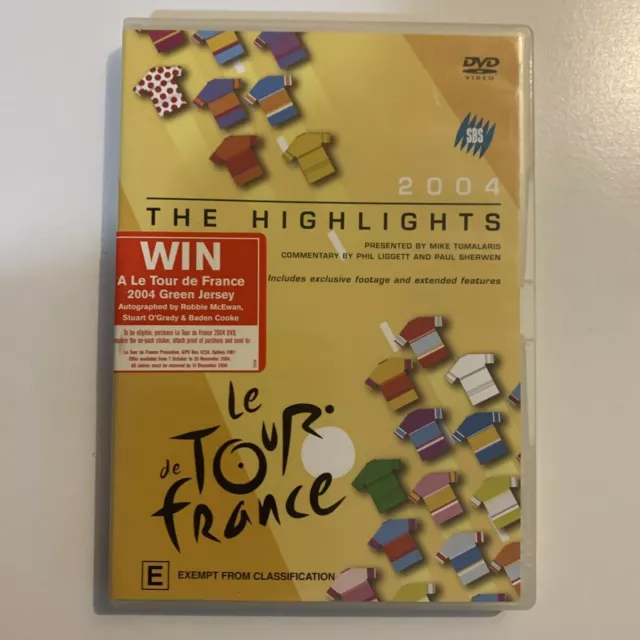 Le Tour De France - The Highlights (DVD, 2004, 2-Disc) Region 4