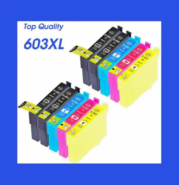 10 Cartucce 603XL Compatibili per Stampante EPSON XP2105 XP3105 XP4105 XP3155