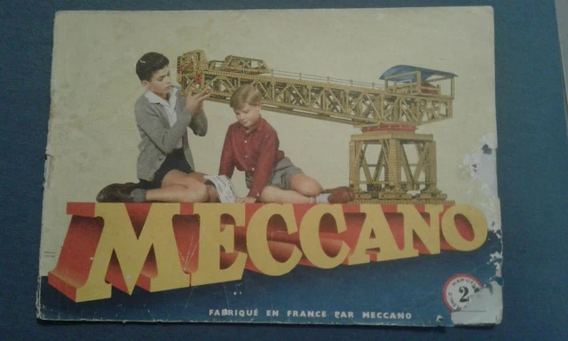 Meccano - CATALOGUE MECCANO N°42.2 INSTRUCTIONS POUR L'EMPLOI DE LA