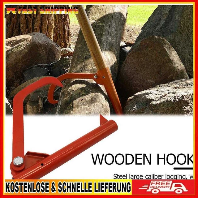 Roller Felling Lever Garden Backyard Lifter Log Peavy Heavy Duty Durable