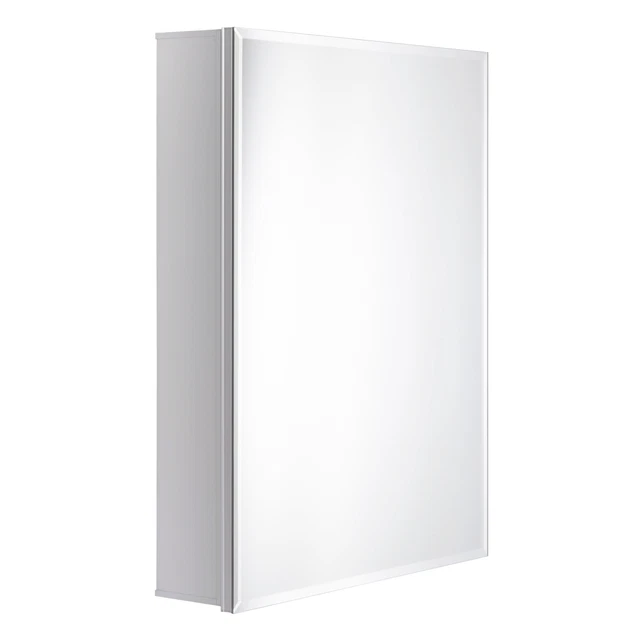Gabinete de medicina de 1 puerta sin marco Miseno MMC2620MC 20"" x 26"" - níquel