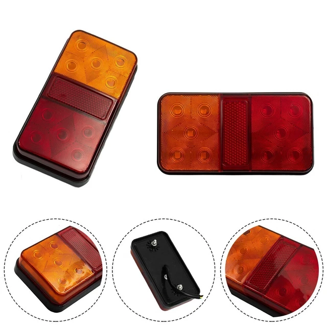 4 Clignotants Moto LED Fluide 12V - 12 LEDs Par Feu - Design CNC Métal - Compatible Moto, Scooter