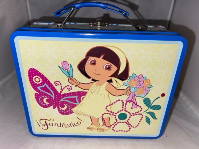 Dora The Explorer Fantastico Embossed Metal Lunchbox-New