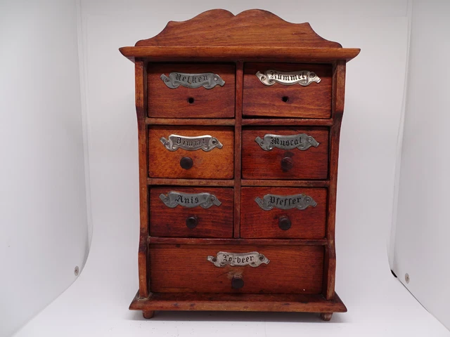 Commode - Bois - Ancienne armoire à herbes hollandaise
