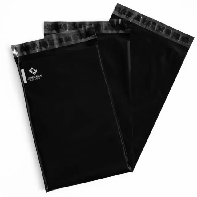 Black Poly Mailers Envelopes Shipping Bag Self Seal Plastic Poly Bags 6" x 9"