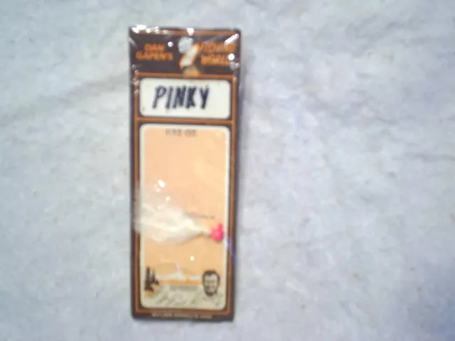 PINKY FISHING LURE Artificial Bait SEALED dan gapen's world gapen 1/32oz,mn  $11.89 - PicClick
