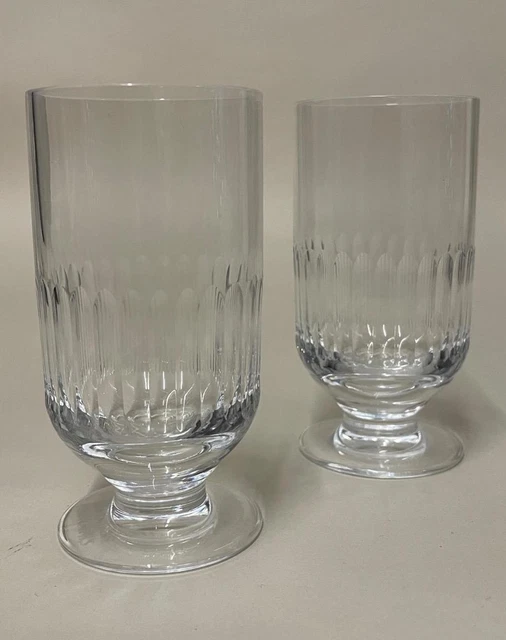 BRITISH AIRWAYS CONCORDE Royal Doulton Crystal Pair of Wine Glasses
