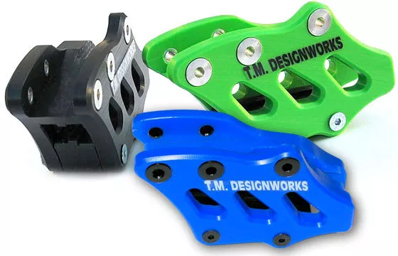 Kxf450 Klx450R Rear Chain Guide Kawasaki Blue Rcg-Kx3 Tm Designworks 2009-2016