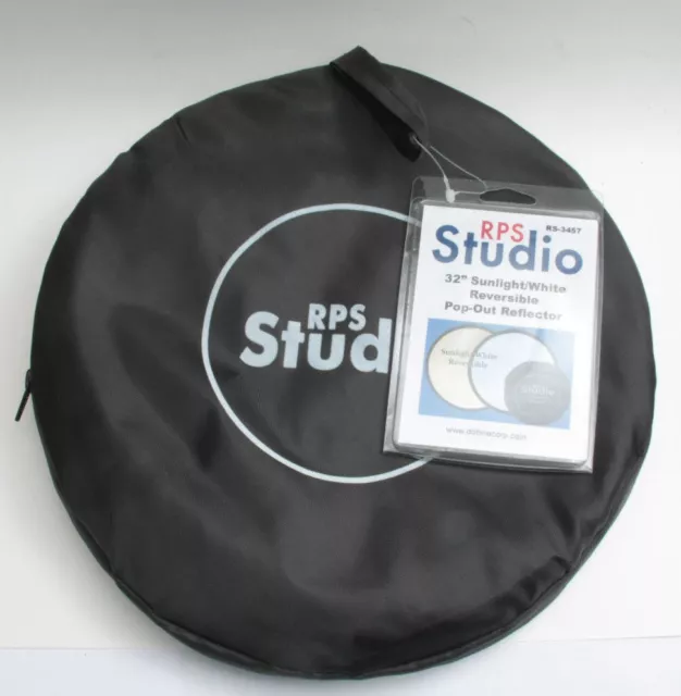 RPS Studio 32" Sunlight/White Gold Pop-Out Reflector Pouch RS-3457 - NEW F03