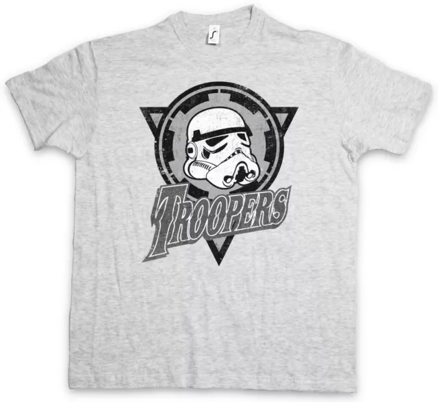 TROOPERS LOGO T-SHIRT - Dark Star Stormtrooper Imperial Logo Guard Wars T Shirt