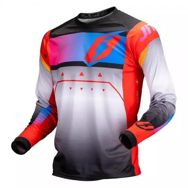 New 2024 Jitsie Mach Trials Bike Riding Shirt / Jersey. Great Quality. Red.