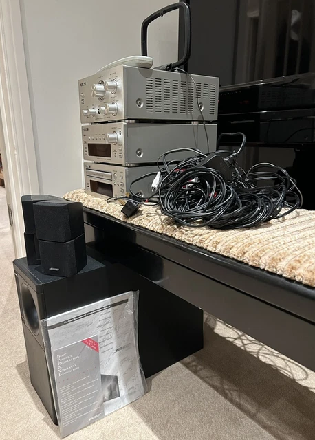 TEAC MICRO SYSTEM + BOSE Acoustimass Subwoofer + 2 x BOSE Acoustimass ...
