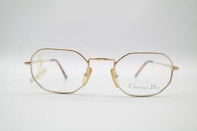 80 S VINTAGE-TOP RARE!!! Or Christian Dior ORIGINAL de lunettes Châssis 2249-40 