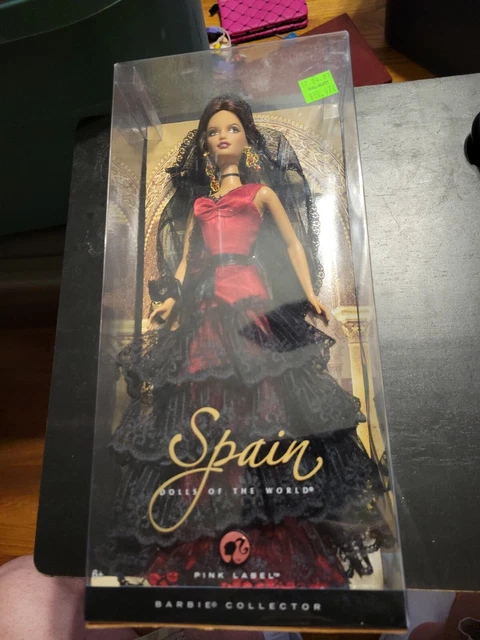 Spain Barbie, 2007 Pink Label Dolls of the World Collection NEW