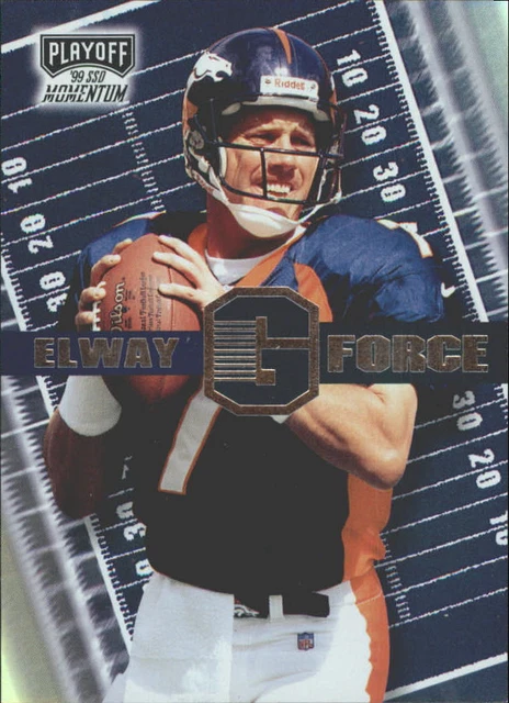 1999 PLAYOFF MOMENTUM SSD Gridiron Force Broncos carte de football #GF8 ...